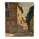 Sunny street scene, oil on canvas signed 1930.