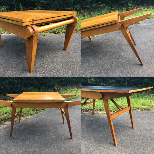 Table Convertible Coffee Dining Design 1950 Selency Table Convertible Coffee Dining, Outdoor Dining Table That Converts To Coffee