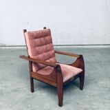 Dutch Art Deco Modernist Reclining Grand Armchair, Netherlands, 1920s