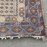 Handmade Afghan Wool Rug - 1m35 x 89cm