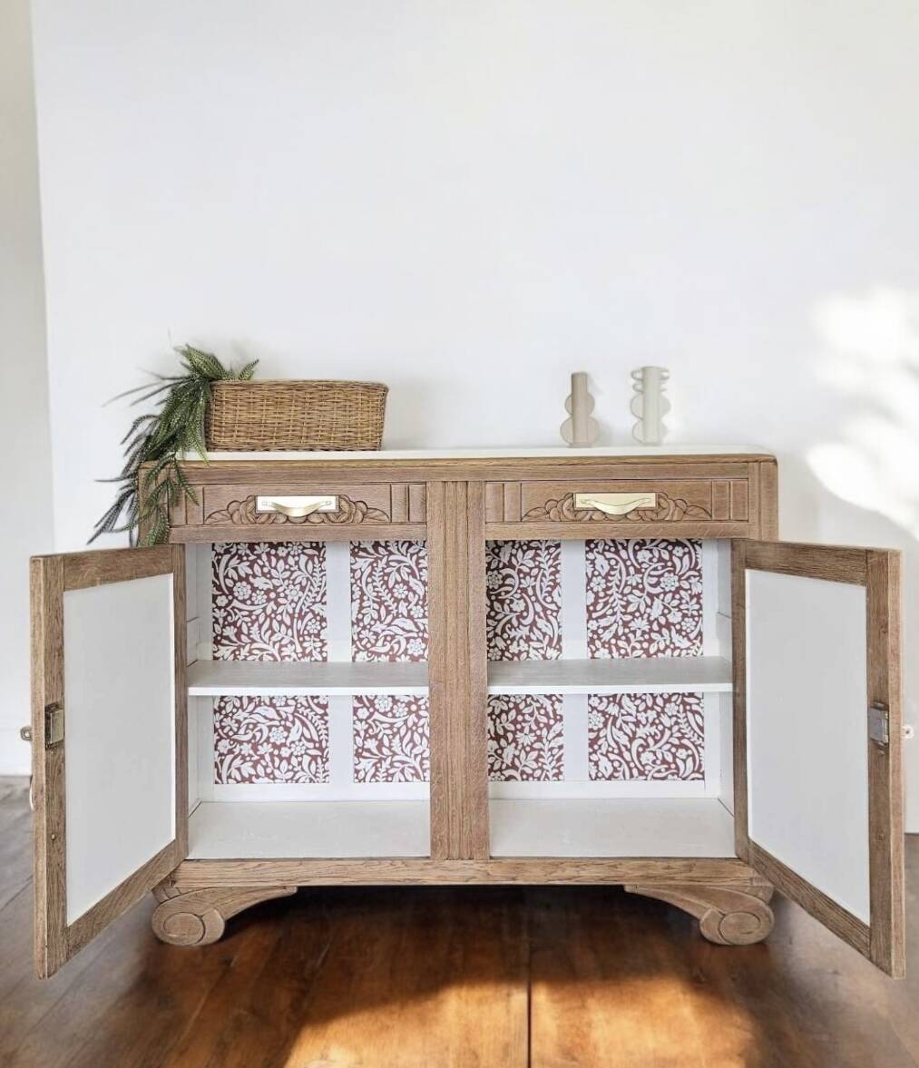 Parisian Art Deco oak sideboard
