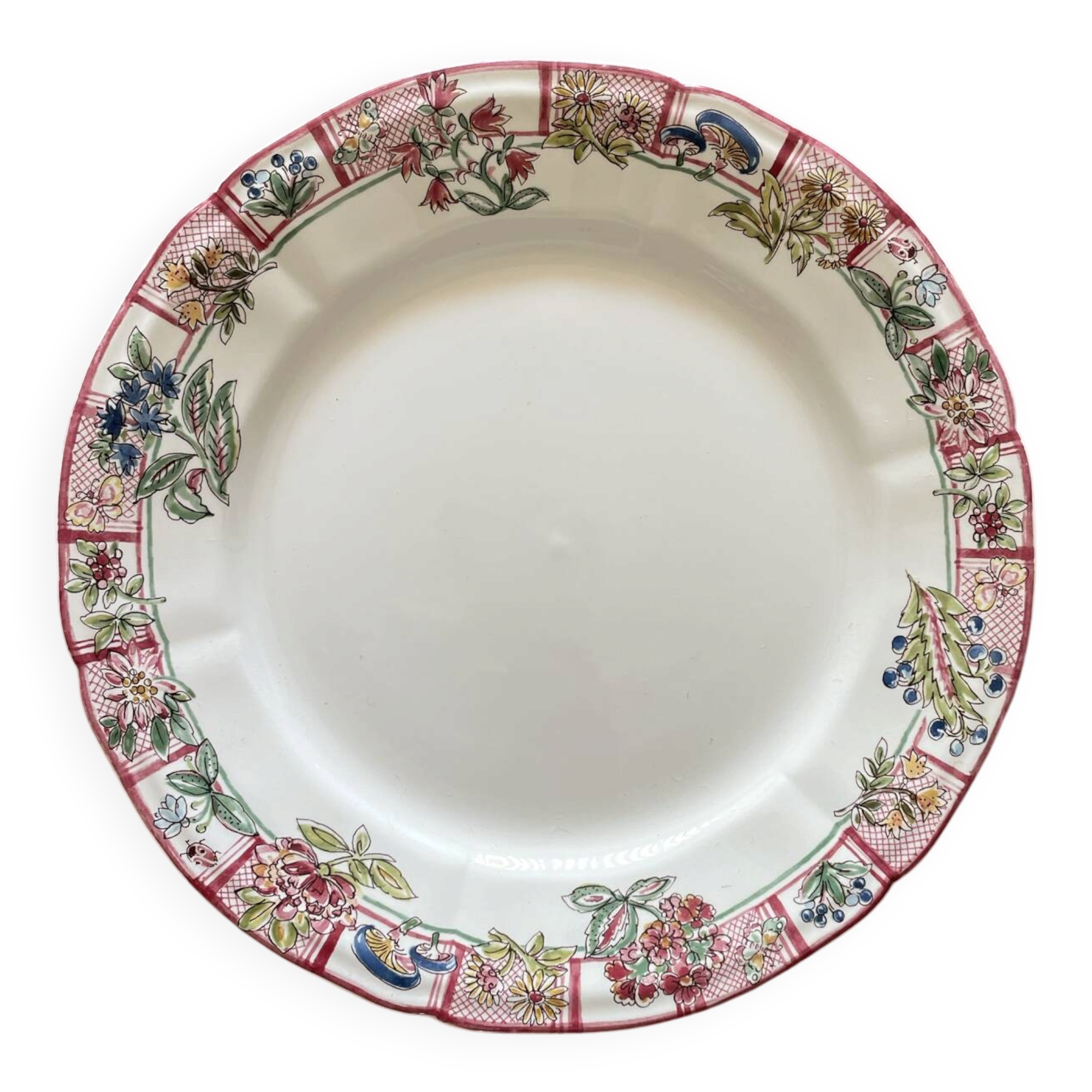 Set of 3 Gien plates