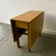 1960s Mid-Century vintage extendable drop leaf Formica dining table