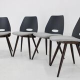 1960s Set of Four Dining Chairs by Tatra, Czechoslovakia