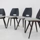 1960s Set of Four Dining Chairs by Tatra, Czechoslovakia