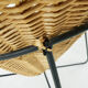 Rattan and metal lounge chair, The Netherlands 1950