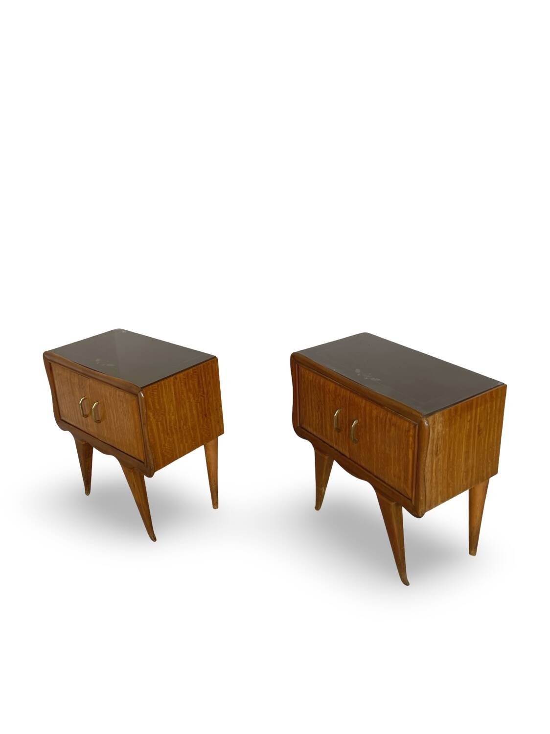 Paire de tables de chevet italiennes, milieu XXème