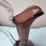 Pichet aiguière verre soufflé