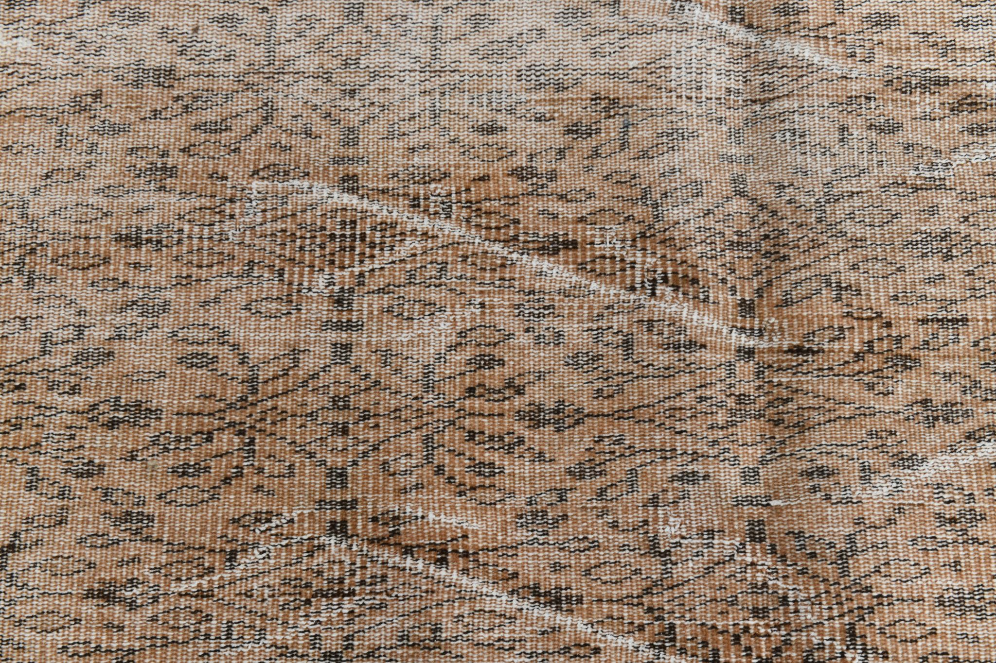 5x8 brunt orange floral vintage rug, 151x244cm