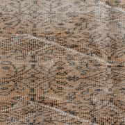 5x8 brunt orange floral vintage rug, 151x244cm