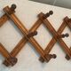 Scandinavian coat rack 10 hooks from the 60s-70s