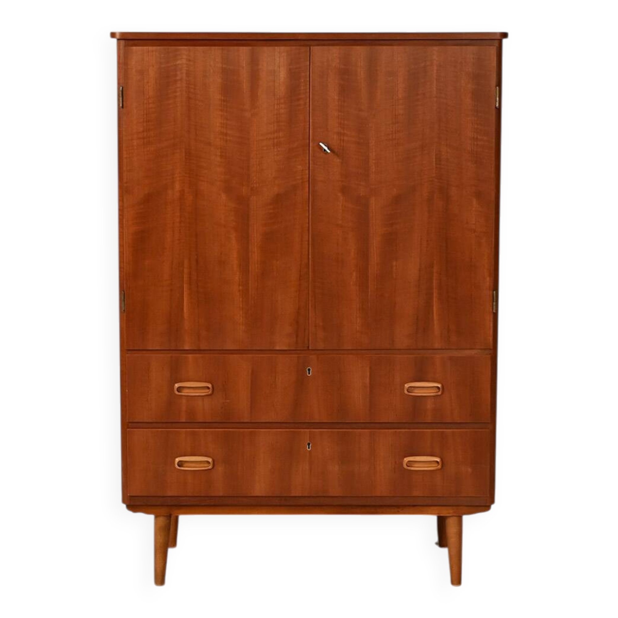 Scandinavian teak and oak cabinet, 1950s