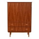 Scandinavian teak and oak cabinet, 1950s