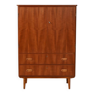 Meuble scandinave en teck et chêne, années 1950