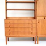 Pair of Scandinavian teak bookcases from the 60s