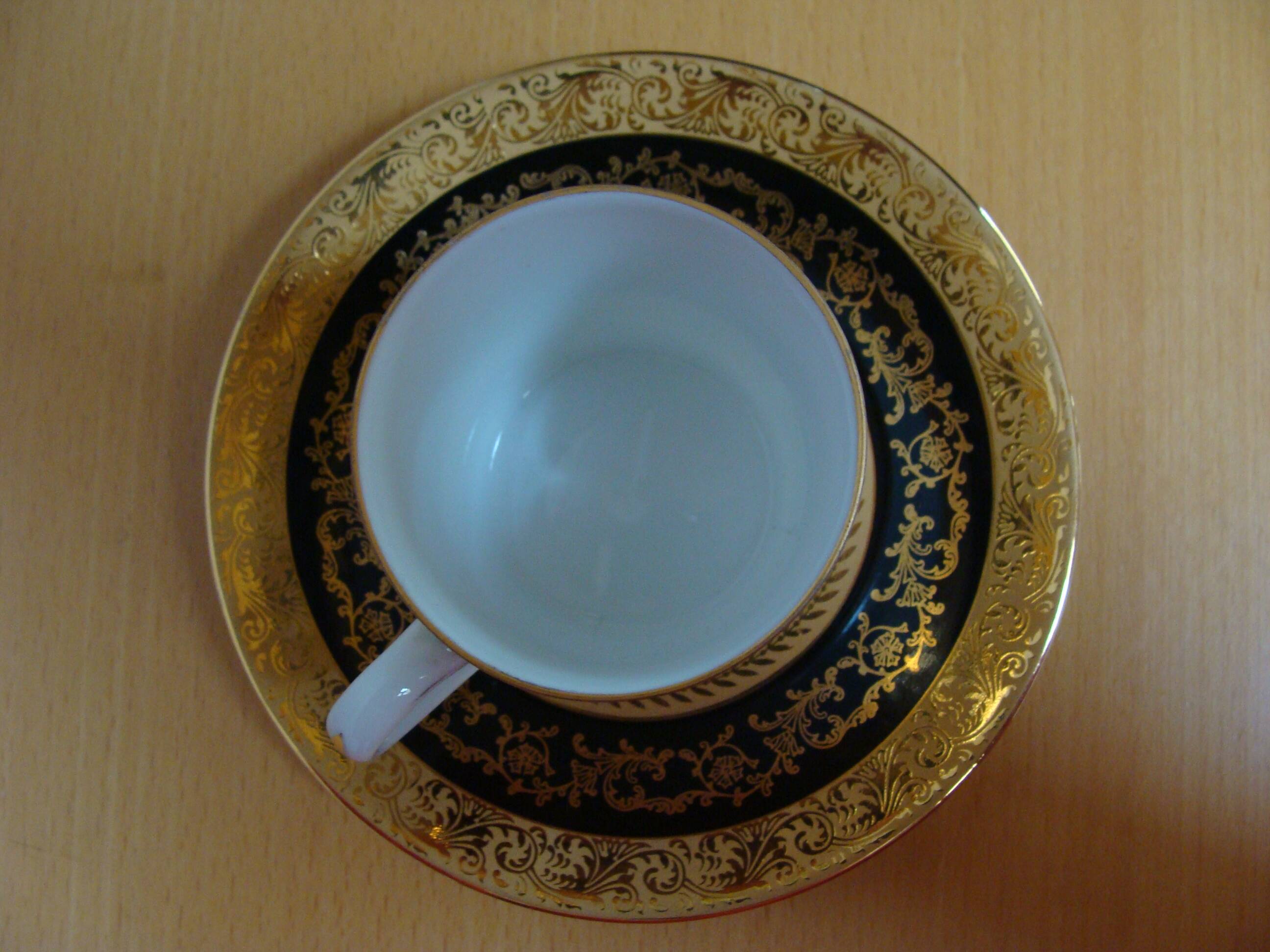 Limoges / Napoleon III cup and saucer