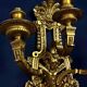 A pair of important gilt bronze wall sconces, Louis XVI style, 19th century.