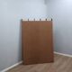 Vintage 1970s La Moderna Wood Entryway coat rack with mirrors
