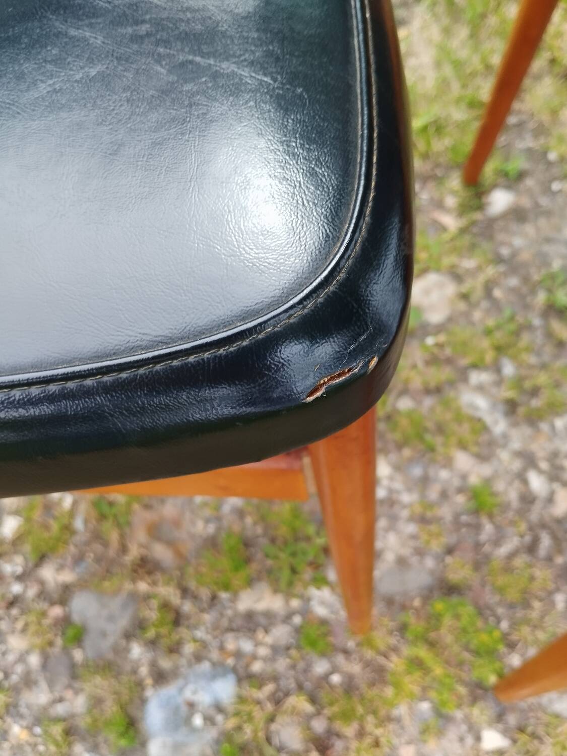 Series of 6 old Scandinavian design chairs