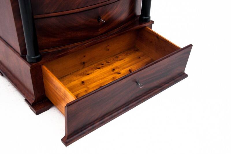 Antique chest of drawers, Northern Europe, circa 1880. After renovation.