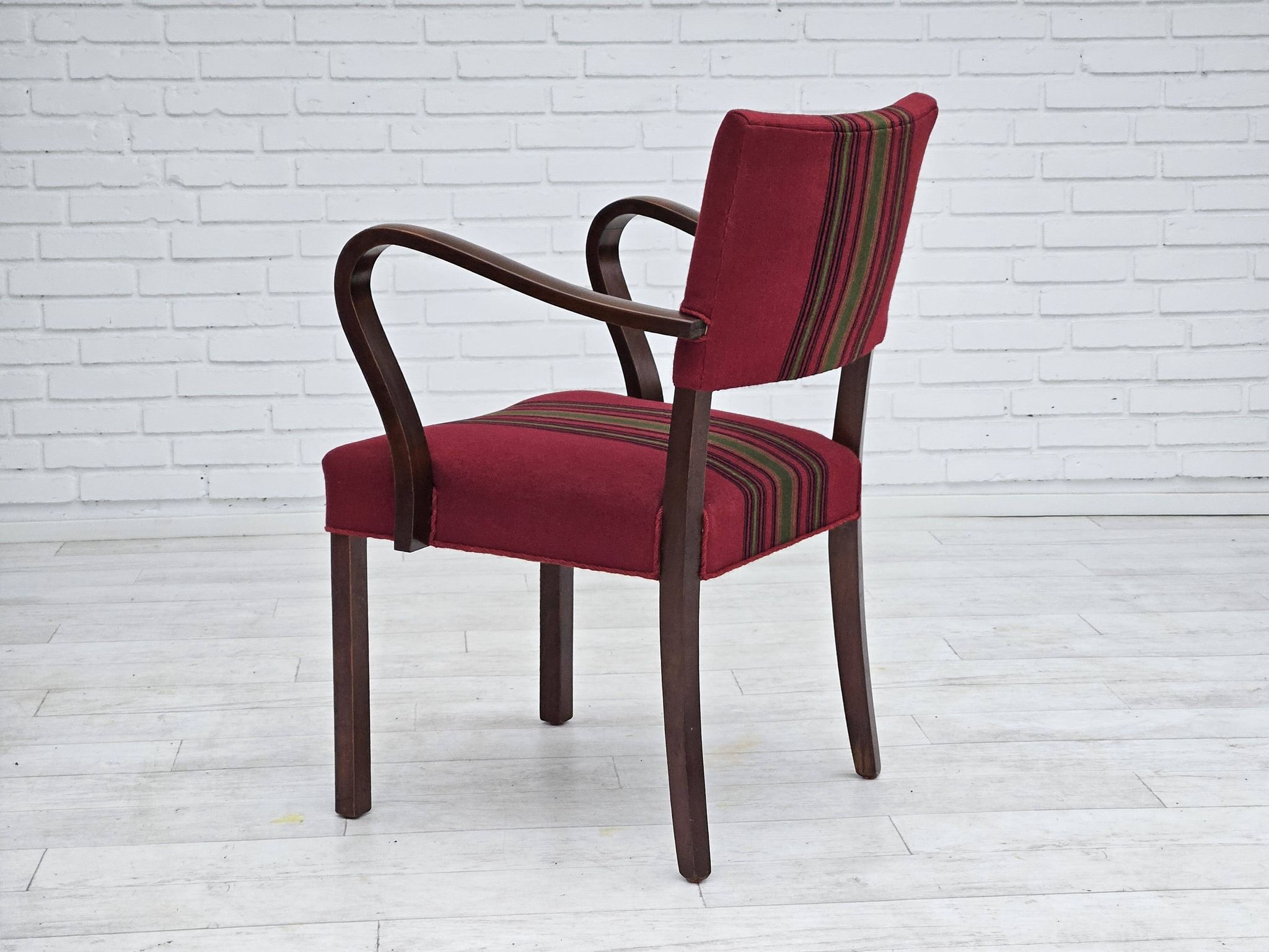 1950s, pair of Danish armchairs