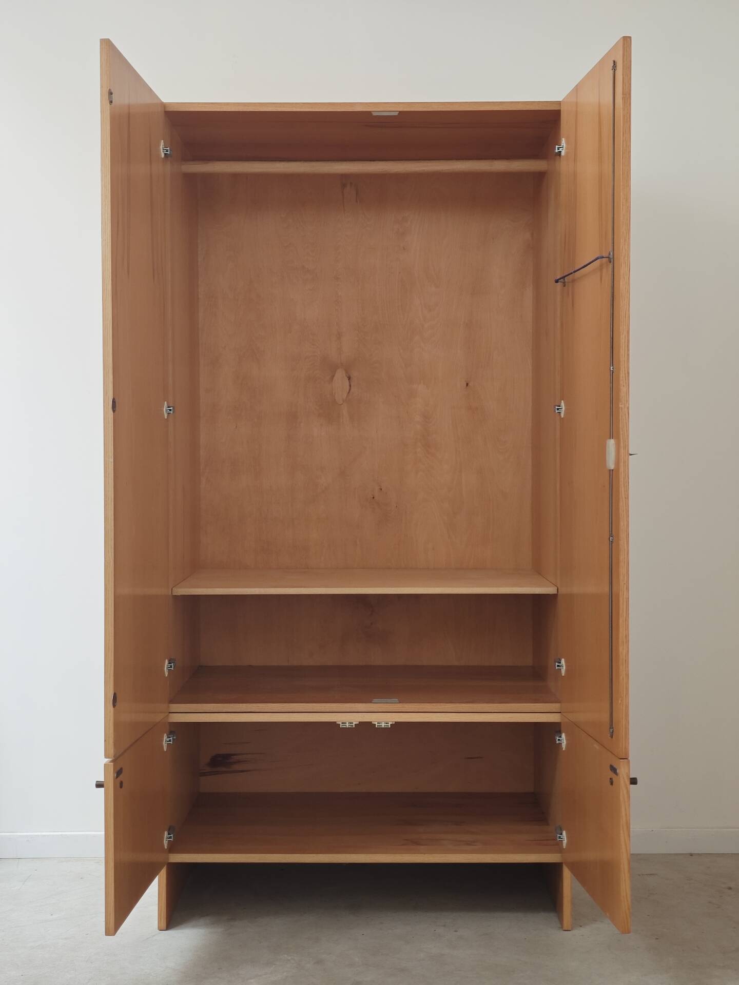 Large wooden wardrobe Drevotex 1970