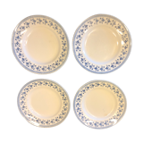 4 old plates Mill of Wolves