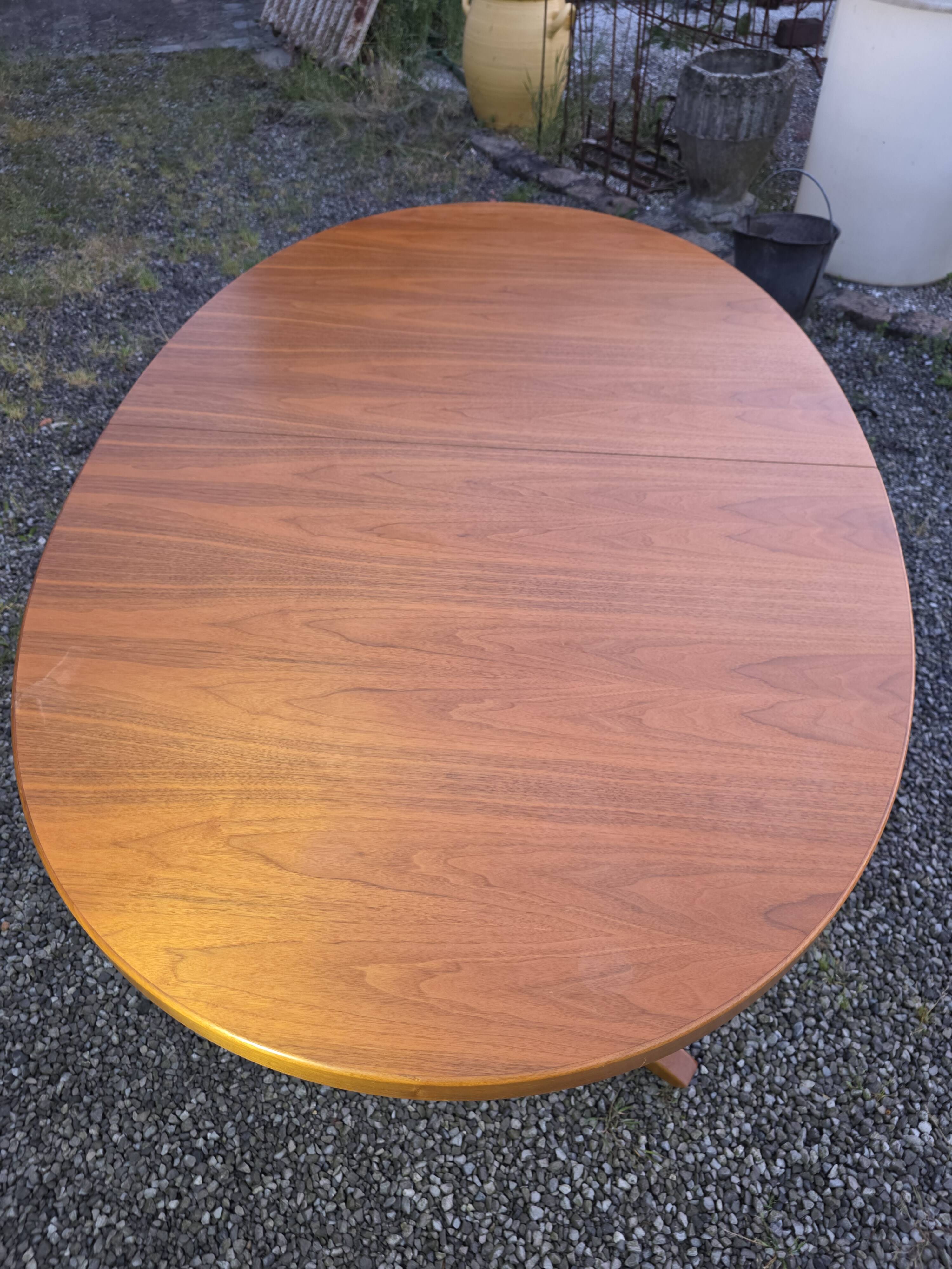 Baumann extendable table in teak from the 1960s (2 extensions)