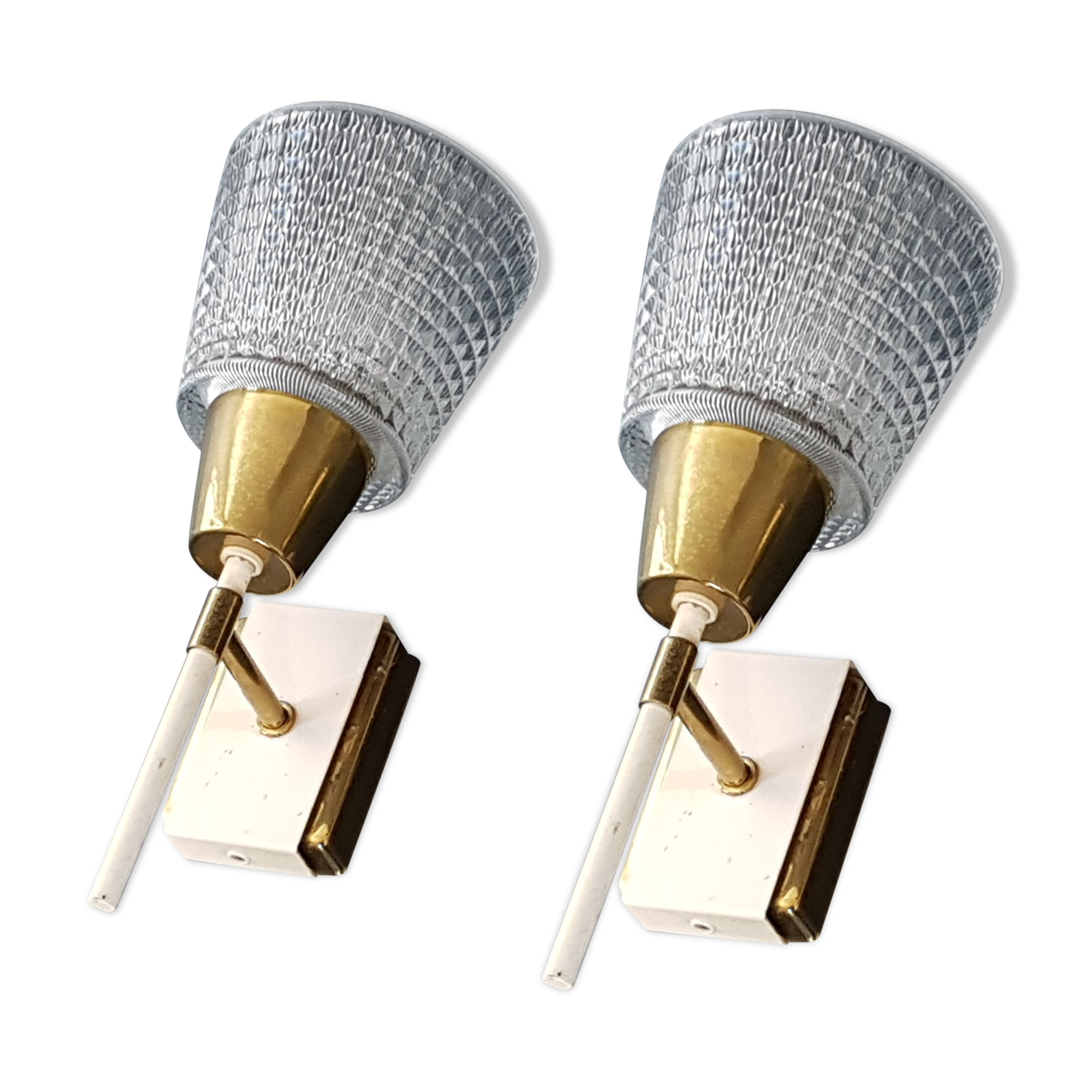 Pair wall lamps 1950