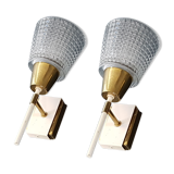 Pair wall lamps 1950