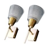 Pair wall lamps 1950