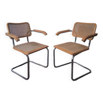 Paire fauteuils Breuer B64