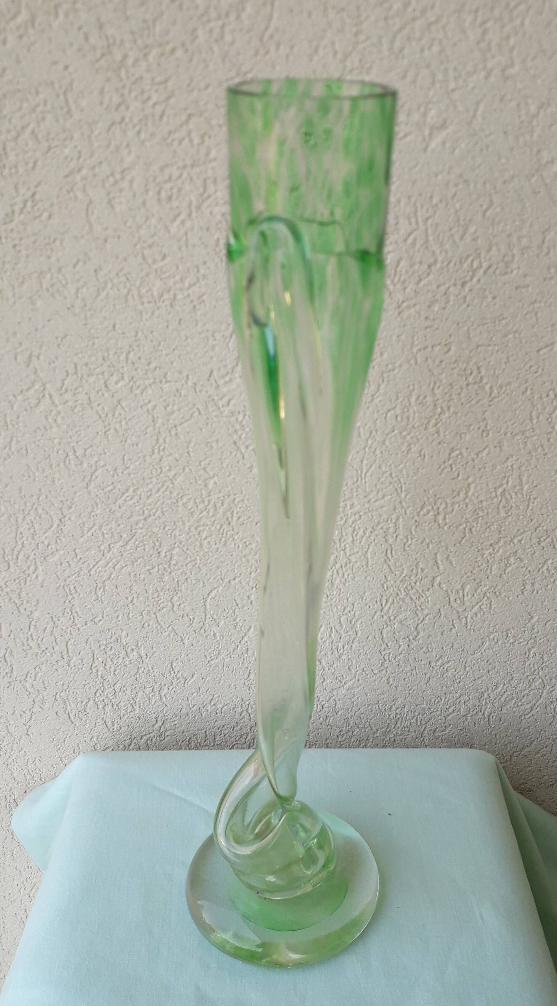 Vase en verre soufflé Steiner