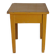 Farm stool painted in yellow ochre made of solid pine - 1940s