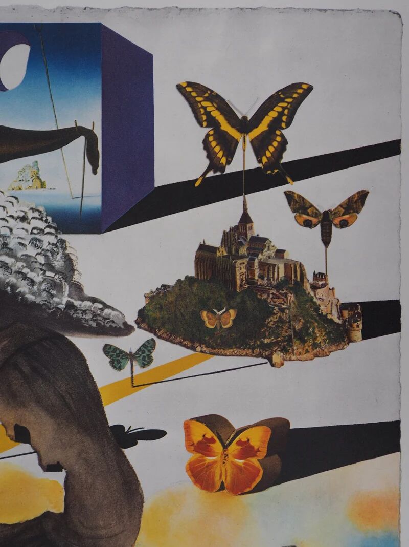 Salvador Dali: Normandy, SNCF (Butterfly Suite small model), original signed lithograph