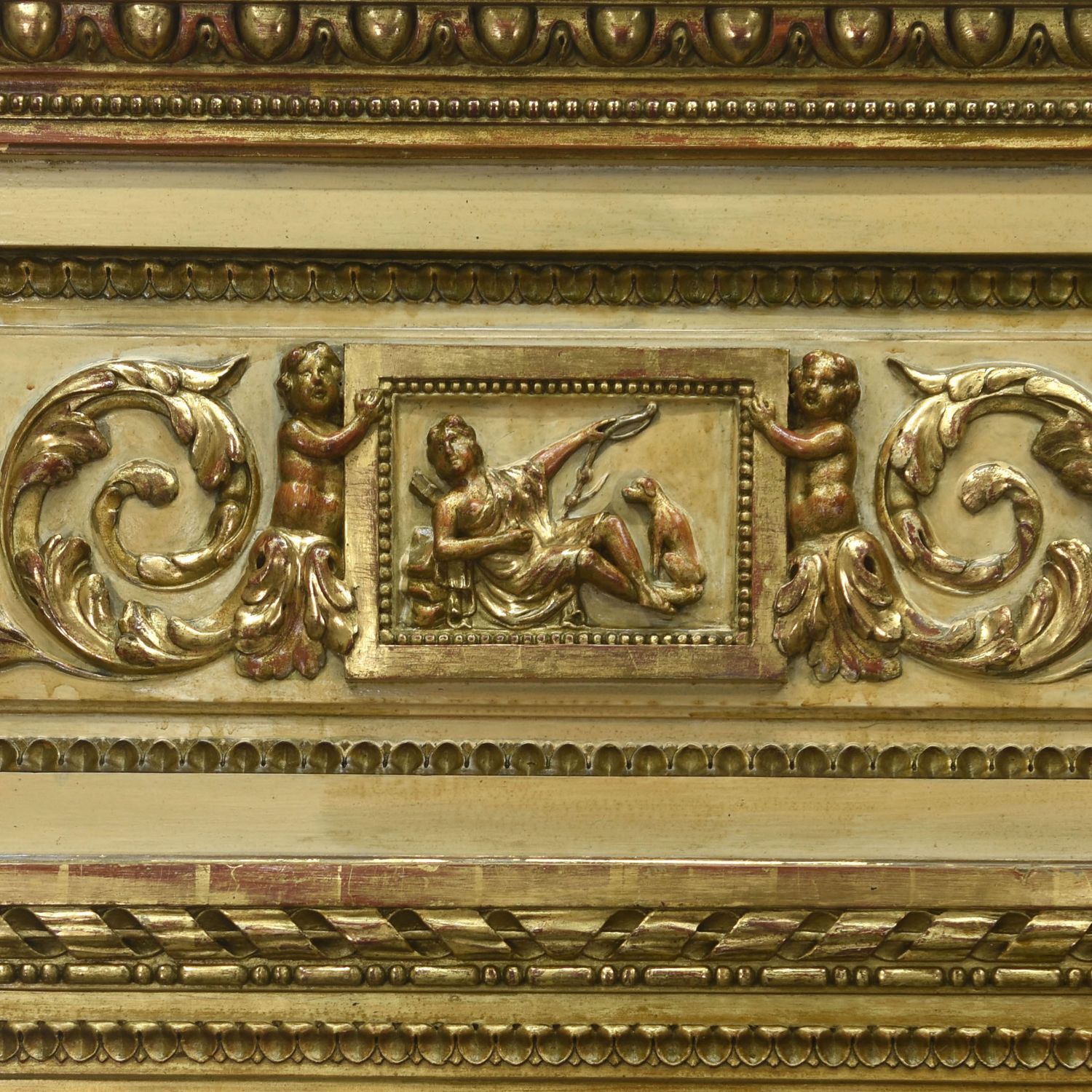 Piedmontese trumeau carved and gilded wood late 18th century