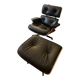 Lounge chair and ottoman by Charles Eames
