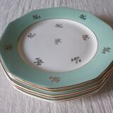 6 flat plates from Moulin des loups in good condition