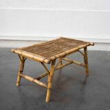 Rattan coffee table