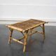 Table basse en rotin