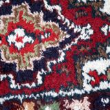 Tapis vintage du Moyen-Orient Hamadan fait main en laine – 40 x 59 cm – Ann