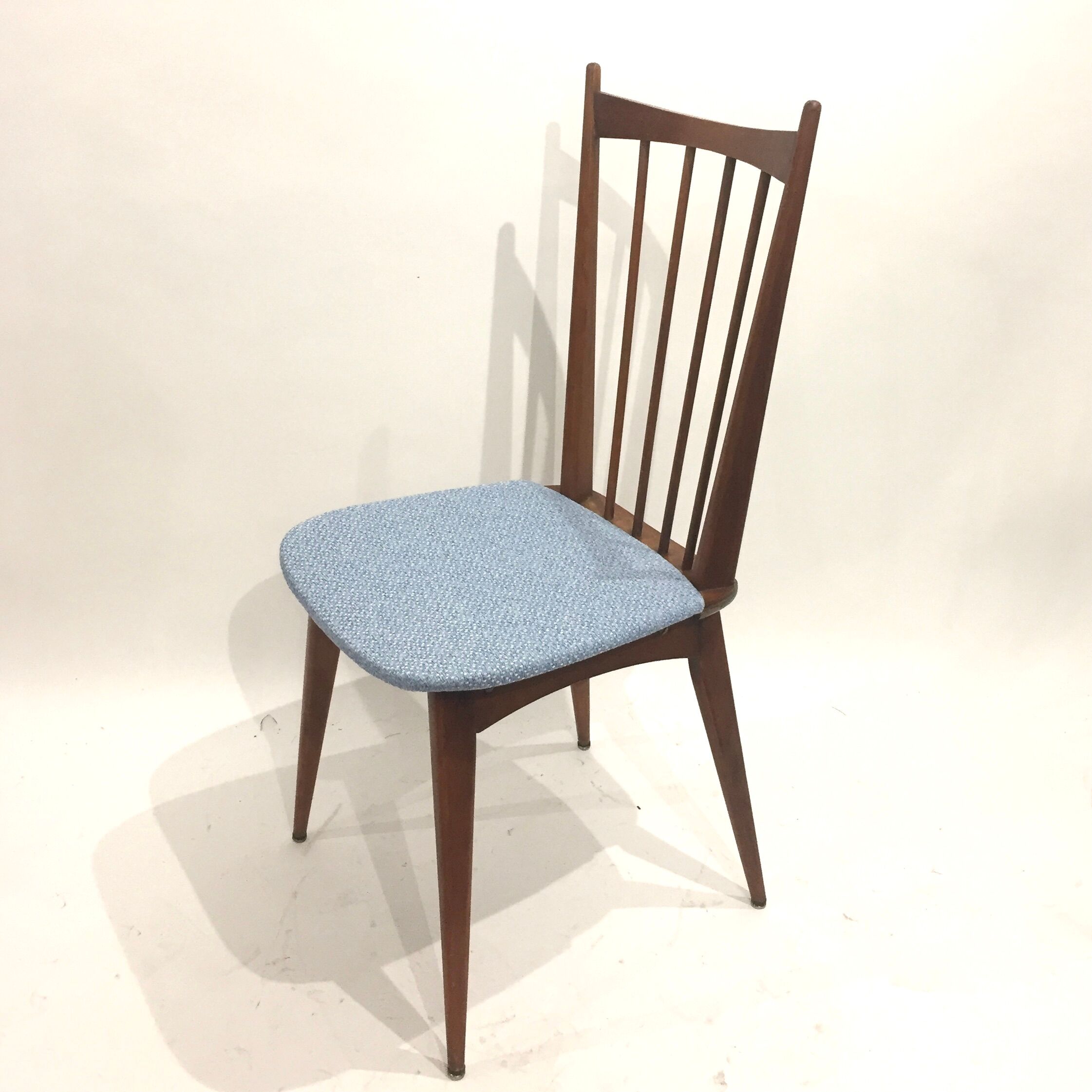 Pair of 60s reupholstered chairs