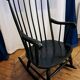 Black rocking chair/rocking seat Stol Kamnik Yugoslavia. 1960s