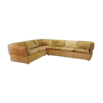 N.Eilersen corner sofa leather 60 70 vintage