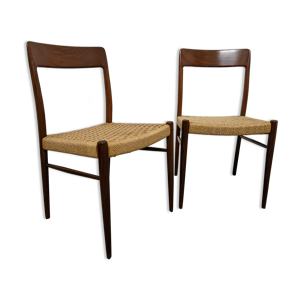 Paire de chaises danoises