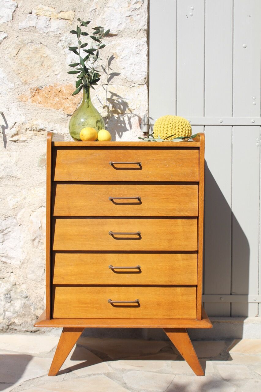 Chiffonnier pieds compas vintage