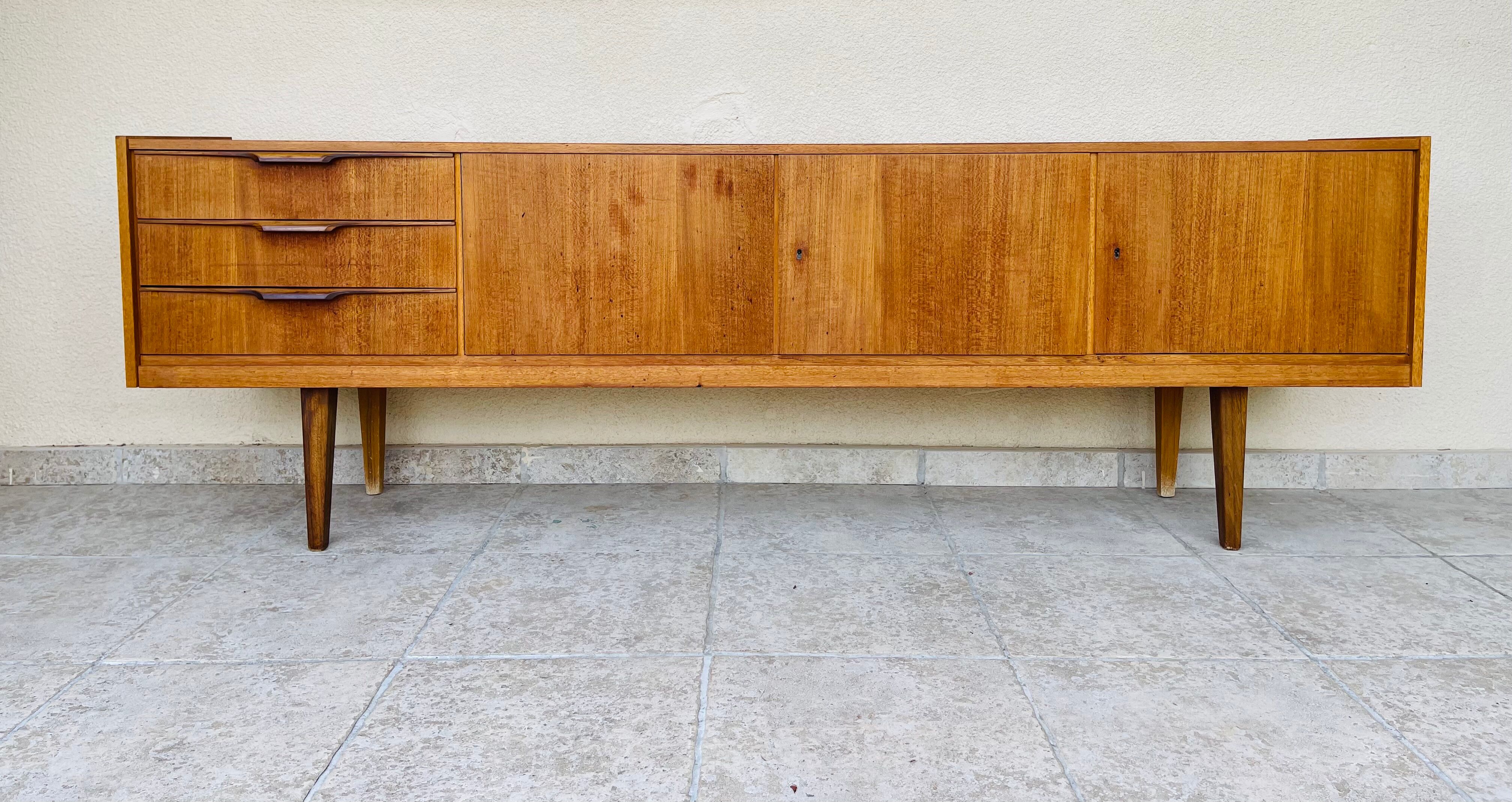 Scandinavian teak row