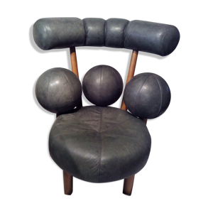 fauteuil design en cuir