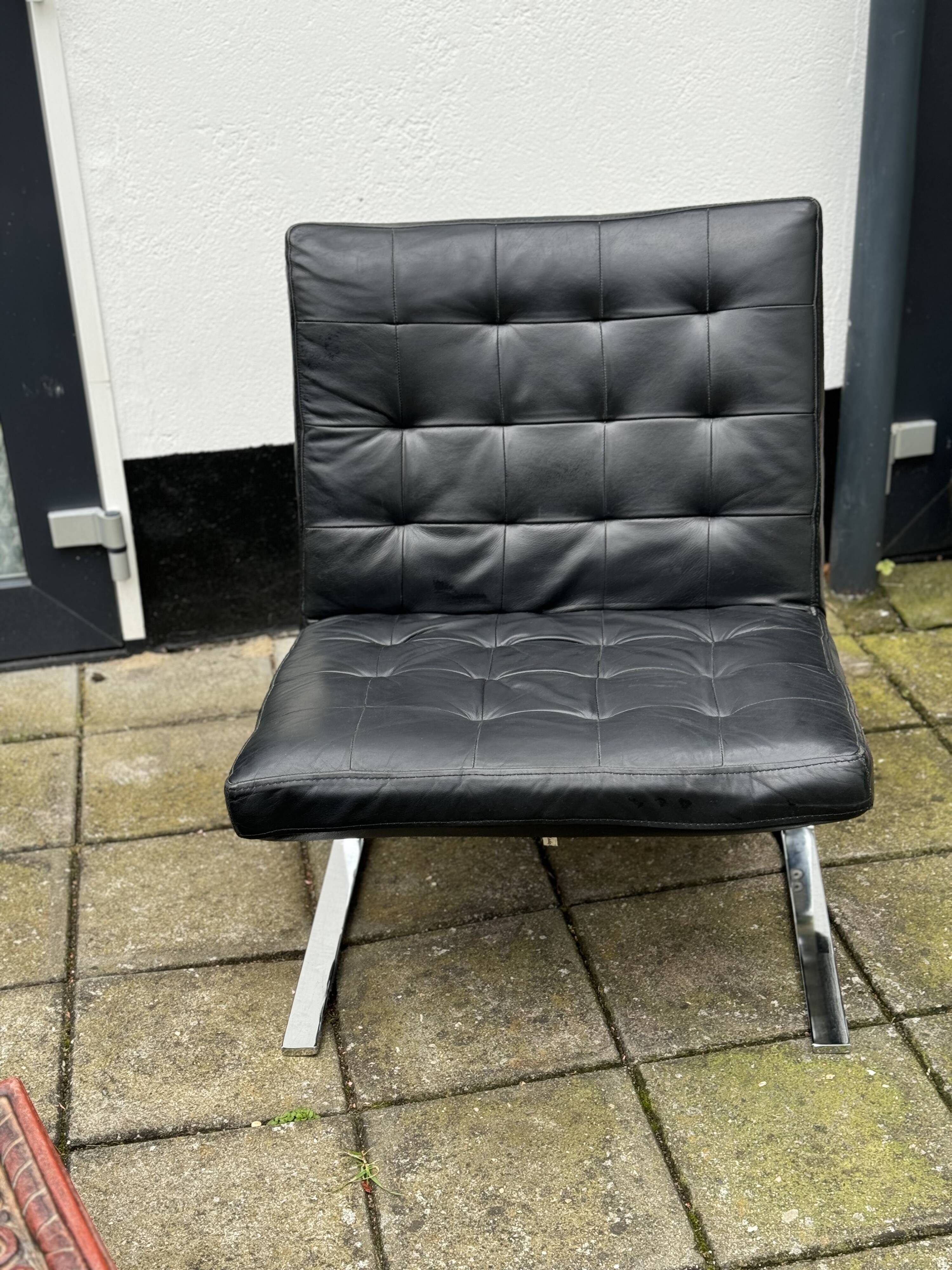 Pair of vintage leather chairs