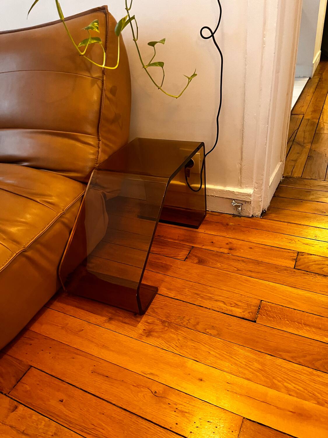 Vintage Plexiglas Footrest